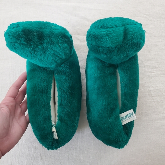 Vintage gumby slippers size small shoes 5 6 - Picture 5 of 11